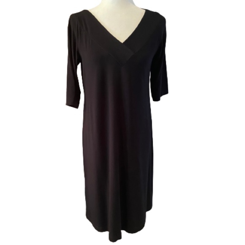 Eileen Fisher V-Neck Dress-Small - Picture 8 of 8